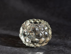 Orrefors Raspberry svéd kristály üveg mécsestartó - Anne Nilsson terve - mid-century modern design