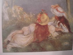 N3 Renoir ritka képének másolata plexi védős keretben 50x40cm ajándékozhatóan