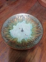 Fire enamel candle holder in perfect condition