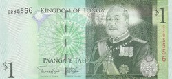 Tonga 1 pa'anga, 2014, UNC bankjegy