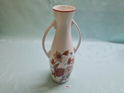 T0421 Hollóházi kétfülű váza 36 cm
