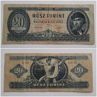 Rákosi címeres 20 Forint 1949 Vg.