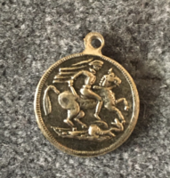 Sárkányölő Szent György antik medál