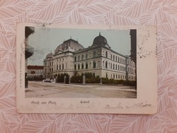 Régi képeslap 1904 Graz fotó levelezőlap