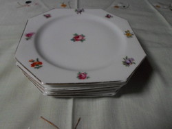 Bavaria schumann floral cake plates (German porcelain)