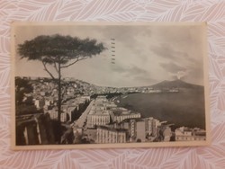 Régi képeslap 1935 Napoli Nápoly fotó levelezőlap