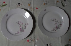 Kahla rózsás (lapos) tányérok (NDK, kelet-német porcelán)