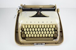 Retro / old / mid century triumph typewriter / 50s / metal heavy