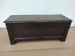 Antique renaissance chest furniture hardwood 18th - 19th century 812