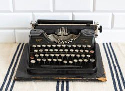 Old continental typewriter - vintage typewriter - for decoration