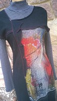 Unique Portuguese Model-Creative High-Quality Designed Women's Dress Size 38