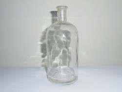 Antik üveg palack - gyógyszertári gyógyszeres - 500 ml
