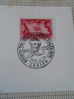 ZA414.71  Alkalmi bélyegzés-   CEGLÉD  Szabadságharc - Kossut toborzójának 100 éves emlék hete -1948