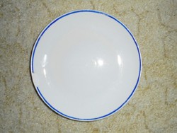 Retro Blue Bordered Raven House Porcelain Plate Small Plate - Factory School Kindergarten Kitchen Canteen Canteen