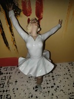 Wallendorf porcelán,nagy méretű balerina,hiányzó talppal
