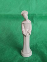 Antik Herendi porcelán: Gácser Kata: Szent Antal glóriával, 12 cm