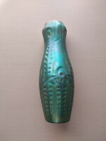 Old Zsolnay eozin vase with shield seal