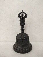 Antique Tibet Tibetan Buddhist Bell Buddha Copper Ceremonial Tool Bell 132 6535