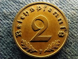 Németország Horogkeresztes 2 birodalmi pfennig 1938 F (id71628)