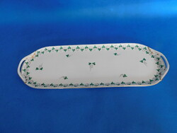 Herend antique parsley patterned giant cake bowl