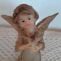 Romantic angel with bird, decoration