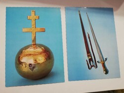 Országalma-koronázási kard képeslap