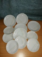 Alföldi porcelain 5 flat plates and 6 small plates in one (2p)