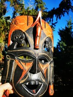 Kenyan carved wooden mask