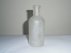 Antik kis üveg palack - gyógyszertári gyógyszeres - 100 S.A. jelzés - 1900-as évek elejéről