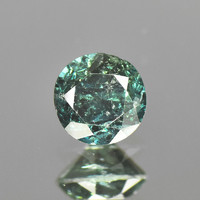 Valódi bevizsgált természetes zöld gyémánt 0,31ct Afrikából!