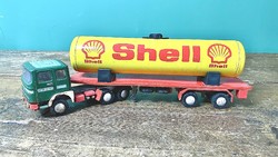 Retro Ràba lemezárugyári Shell üzemanyag tartályos kamion