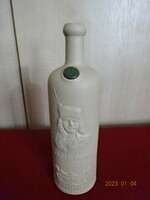 Tokai Furmint kerámia Rákóczi palack, 0,75 deciliteres. 1998-ból való. Vanneki! Jókai.