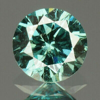 Valódi bevizsgált természetes sötétebb kék gyémánt SI3 0,18 ct! IGR CERTIVEL!!