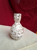 Beautiful retro gray Hódmezővásárhely vase collector's mid-century modern home decoration heirloom