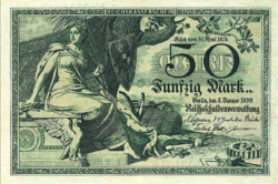 REPLIKA - 50 REICHSMARK (BIRODALMI MÁRKA), 1899﻿ - A LEGRITKÁBBAK