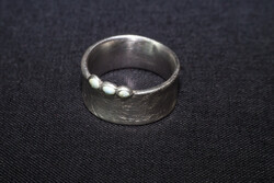 Joidart ezüst gyűrű kék díszítéssel
