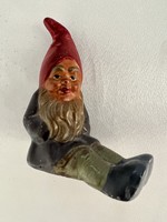 Antique ceramic dwarf, Christmas tree ornament Christmas decoration