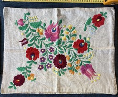 Old, matyó embroidered decorative pillow, pillow cushion cover