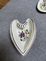Zsolnay porcelain heart-shaped bowl