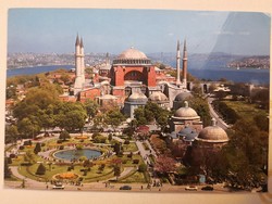1992 körüli Istanbul/Isztambul /Ayasofya Müzesi/AyaSofya Mecset/postatiszta képeslap