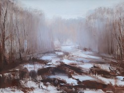 Tamás Darabont (1930-) winter landscape