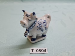 T0503 Zsolnay cow 7.5 cm