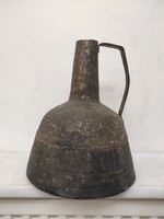 Antique Persian Arabic Copper Jug Treble Hammered 108 6522