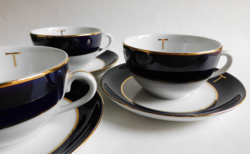 Zsolnay cappuccino set - lake park hotel porcelain