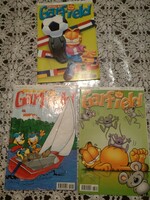 Garfield magazin, 3 db régi szám együtt , Alkudható