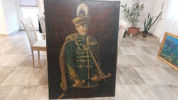 (K) Hatalmas Dienes János festmény 98x136 cm