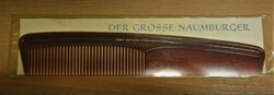 Vintage Der Grösse Naumburger fésű bontatlan original csomagolásban.30 cm