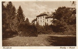 001 --- Futott képeslap  Parádfürdő 1928 (Divaldi fotó)