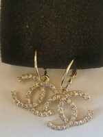 Crystal chanel earrings from a legacy