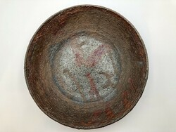 Raku ceramic bowl